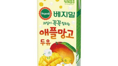 내 최애 간식! 애플망고두유 솔직 후기🥭